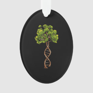 DNA-boom van biowetenschapsbiologie biologie biolo Ornament