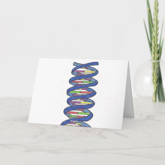 DNA-break-up - Wenskaarten Kaart (Achterkant)