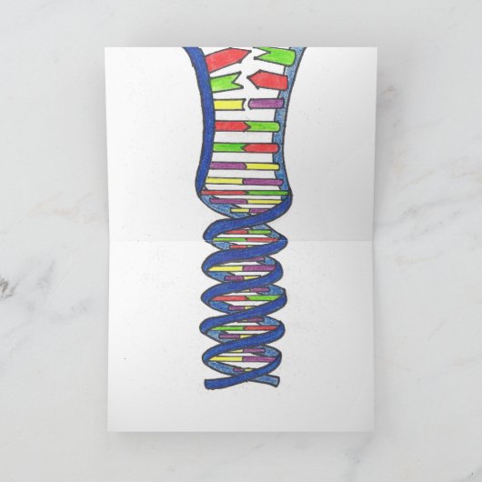 DNA-break-up - Wenskaarten Kaart (Binnen)