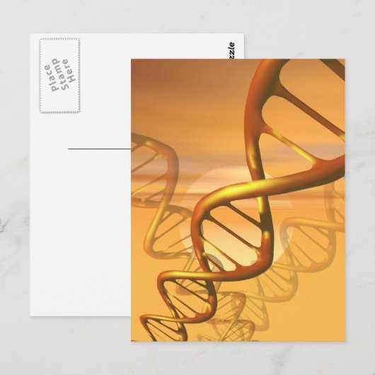 DNA-briefkaart Briefkaart (Voorkant / Achterkant)