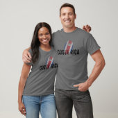 DNA Costa Rica Proud Cool Costa Rica Flag T-shirt (Unisex)