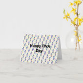 DNA-dag Lab Researcher Card Kaart (Gele Bloem)