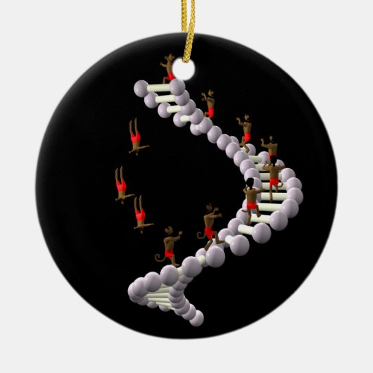 DNA: Darwins evolutie Keramisch Ornament (Voorkant)