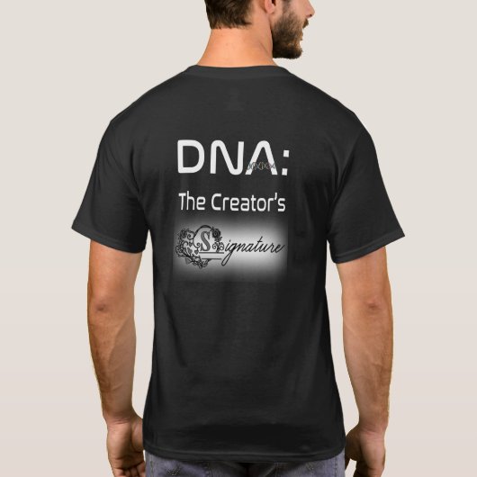DNA De handtekening van de Schepper T-shirt (Achterkant)