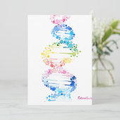 DNA, de spiraal van het leven  Kaart (Staand voorkant)