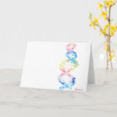 DNA, de spiraal van het leven  Kaart (Gele Bloem)