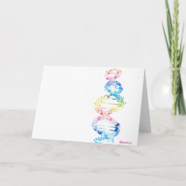 DNA, de spiraal van het leven Kaart