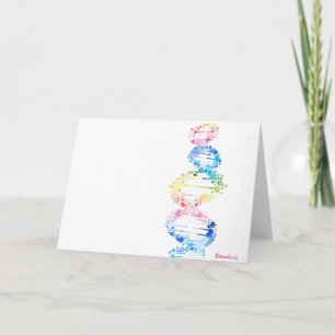 DNA, de spiraal van het leven Kaart