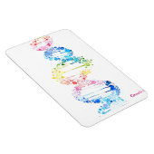 DNA, de spyral van het leven Jigzaag Puzzle Magneet (Rechterzijde)