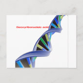 DNA - desoxyribonucleïnezuur Briefkaart (Voorkant)