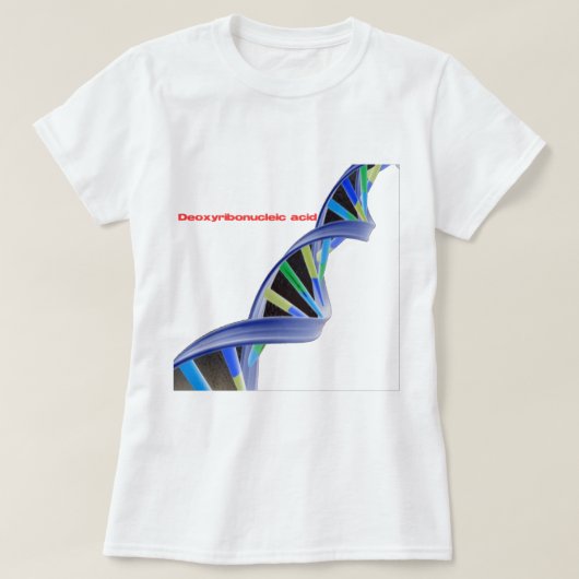 DNA - desoxyribonucleïnezuur T-shirt (Design voorkant)