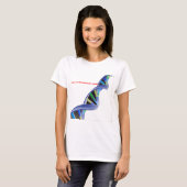 DNA - desoxyribonucleïnezuur T-shirt (Voorkant volledig)