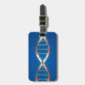 DNA Double Helix Bagagelabel (Voorkant verticaal)