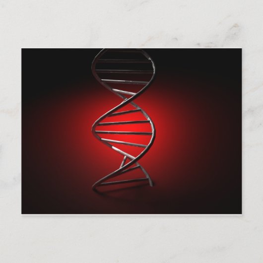 DNA Double Helix Briefkaart (Voorkant)