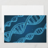 DNA Double Helix Briefpapier (Voorkant / Achterkant)
