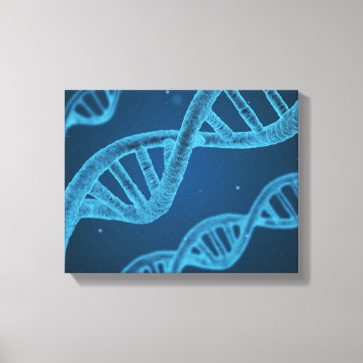 DNA Double Helix Canvas Afdruk (Voorkant)
