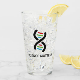 DNA Double Helix Design Drink glas