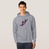 DNA - Double Helix Hooded Sweatshirt (Voorkant volledig)