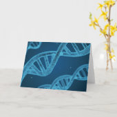 DNA Double Helix Kaart (Gele Bloem)
