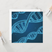 DNA Double Helix Kaart (Voorkant / Achterkant in situ)