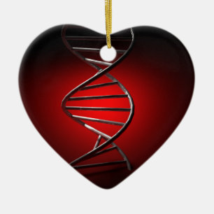 DNA Double Helix Keramisch Ornament