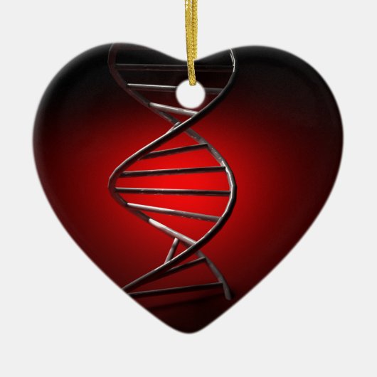 DNA Double Helix Keramisch Ornament (Voorkant)