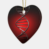 DNA Double Helix Keramisch Ornament (Links)