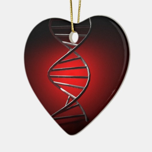 DNA Double Helix Keramisch Ornament (Links)