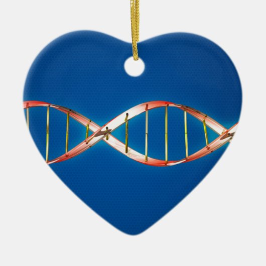 DNA Double Helix Keramisch Ornament (Voorkant)