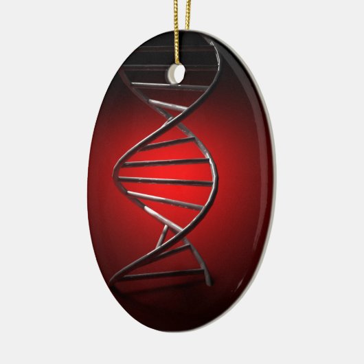 DNA Double Helix Keramisch Ornament (Links)
