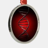 DNA Double Helix Metalen Ornament (Rechts)