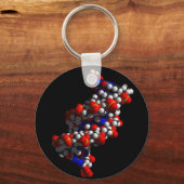 DNA Double Helix-model Sleutelhanger (Voorkant)