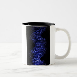 DNA Double Helix-mok Tweekleurige Koffiemok