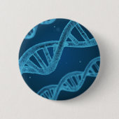 DNA Double Helix Ronde Button 5,7 Cm (Voorkant)