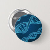 DNA Double Helix Ronde Button 5,7 Cm (Voorkant /achterkant)