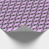 DNA Double Helix Science Design Wrapping Paper Cadeaupapier (Hoek)
