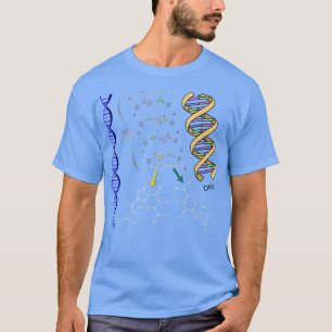 DNA Dubbelhelix Chemische formule Molecules Scienc T-shirt