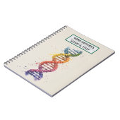 DNA en Science Spiral Photo Notitieboek (Linkerzijde)
