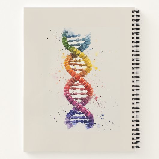 DNA en wetenschappelijk Notitieboek (Achterkant)