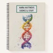 DNA en wetenschappelijk Notitieboek (Voorkant)