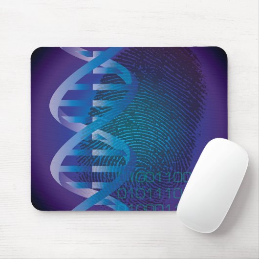 DNA Fingerprint Medical Science Muismat (Met muis)
