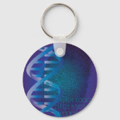 DNA Fingerprint Medical Science Sleutelhanger (Achterkant)
