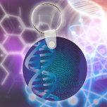 DNA Fingerprint Medical Science Sleutelhanger<br><div class="desc">WETENSCHAPPELIJKE SLEUTELHANGER. Kool,  trendy science geïnspireerde sleutelhanger,  ontworpen voor alle wetenschappers,  wetenschapsdocenten,  wetenschapsstudenten,  kortom,  elke wetenschapsgeek in je leven (en dat geldt ook voor jou)! Ontworpen door: Science Geekness© op http://www.zazzle.com/sciencegeekness*</div>