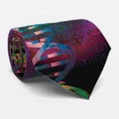 DNA Fingerprint Science Stropdas (Opgerold)