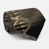 DNA Fingerprint  wetenschap Stropdas (Opgerold)