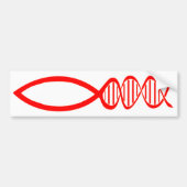 DNA Fish Bumpersticker (Voorkant)