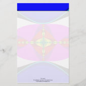 DNA - Fractal Art Briefpapier (Voorkant)