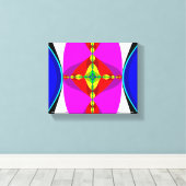 DNA - Fractal Art Canvas Afdruk (Insitu (Houten vloer))