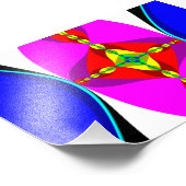 DNA - Fractal Art Foto Afdruk (Hoek)