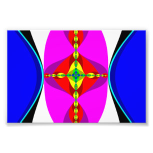 DNA - Fractal Art Foto Afdruk